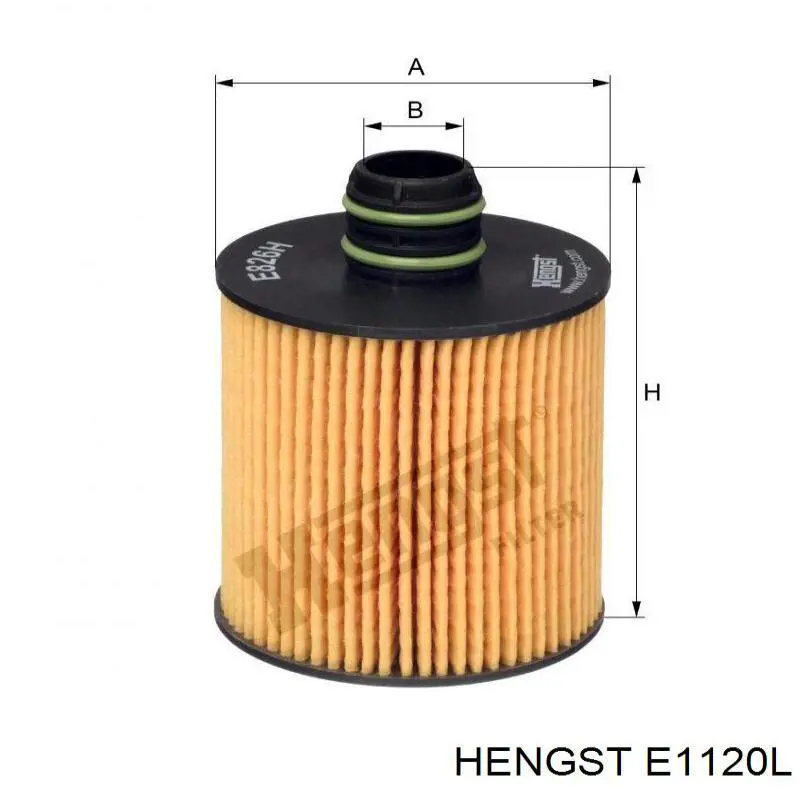 E1120L Hengst filtro de aire