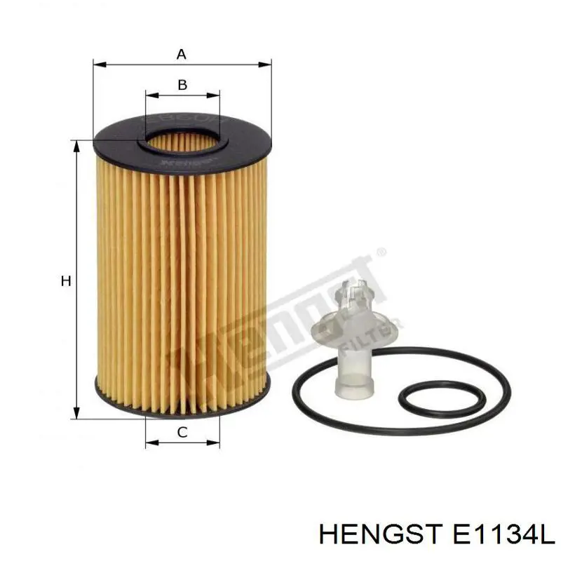 E1134L Hengst filtro de aire