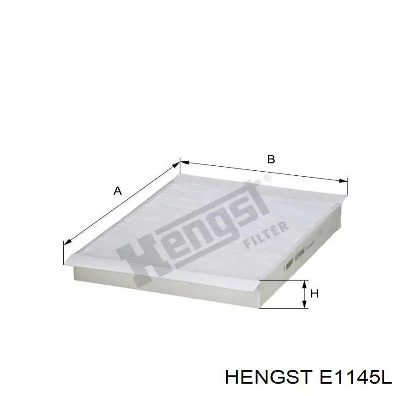 E1145L Hengst Filtro de aire de motor