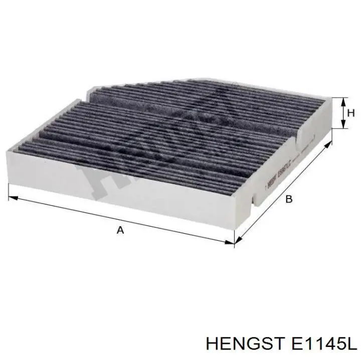 Filtro de aire E1145L Hengst