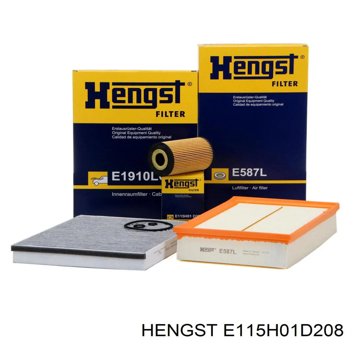 Comprar E115H01D208 Hengst Filtros de aceite