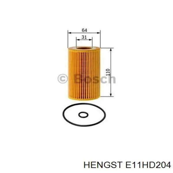 Comprar E11HD204 Hengst Filtros de aceite