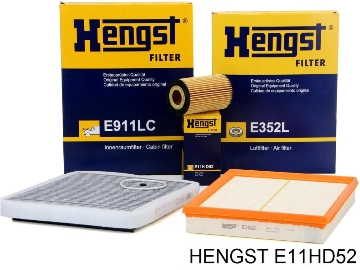 E11HD52 Hengst filtro de aceite
