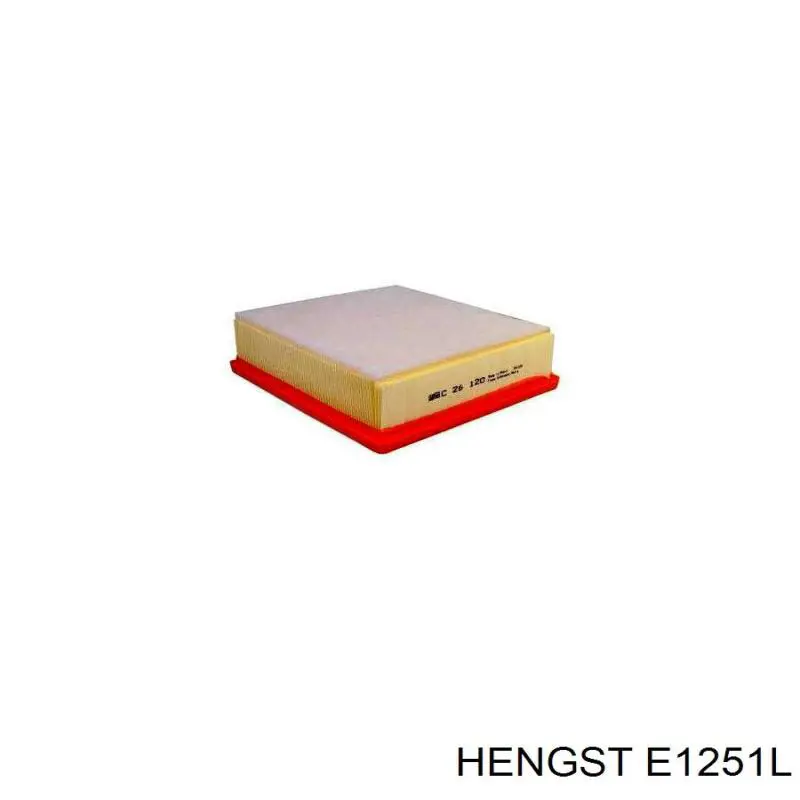 Filtro de aire E1251L Hengst