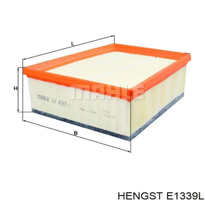 E1339L Hengst filtro de aire