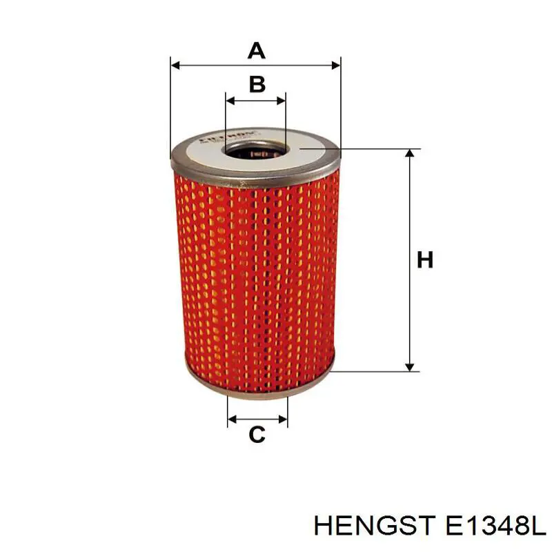 E1348L Hengst filtro de aire