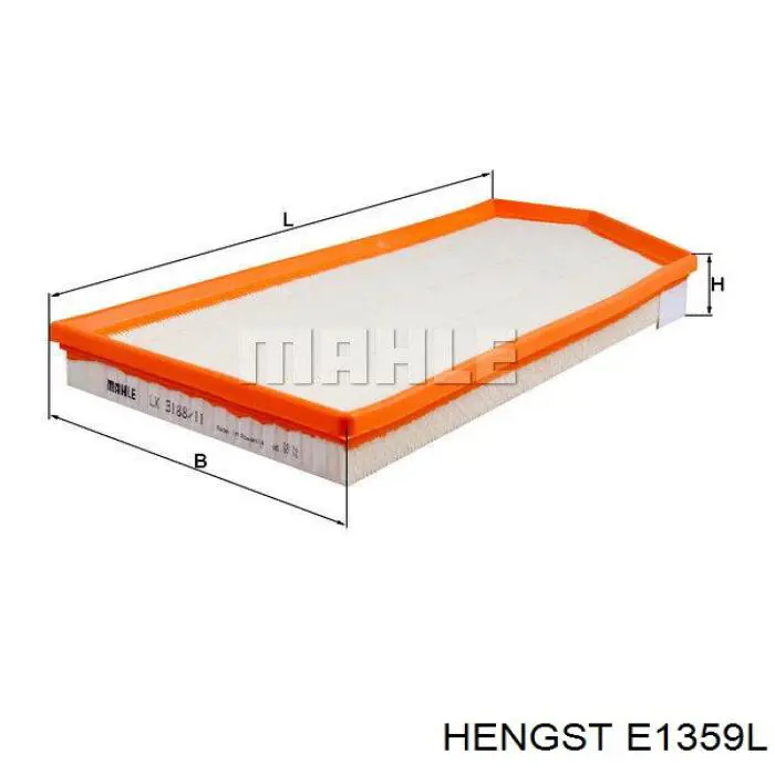 Comprar E1359L Hengst Filtro de aire