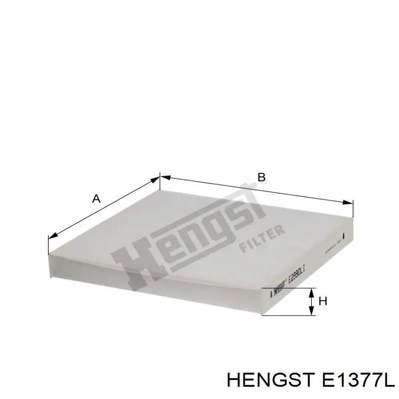 E1377L Hengst filtro de aire