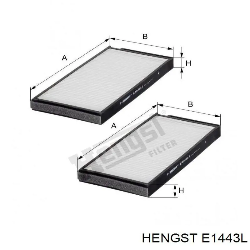 FA1095 Bremsi Filtro de aire de motor
