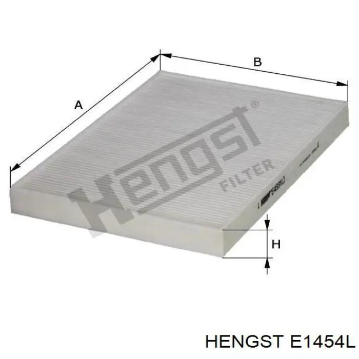 Filtro de aire E1454L Hengst