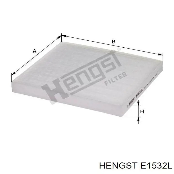 E1532L Hengst filtro de aire