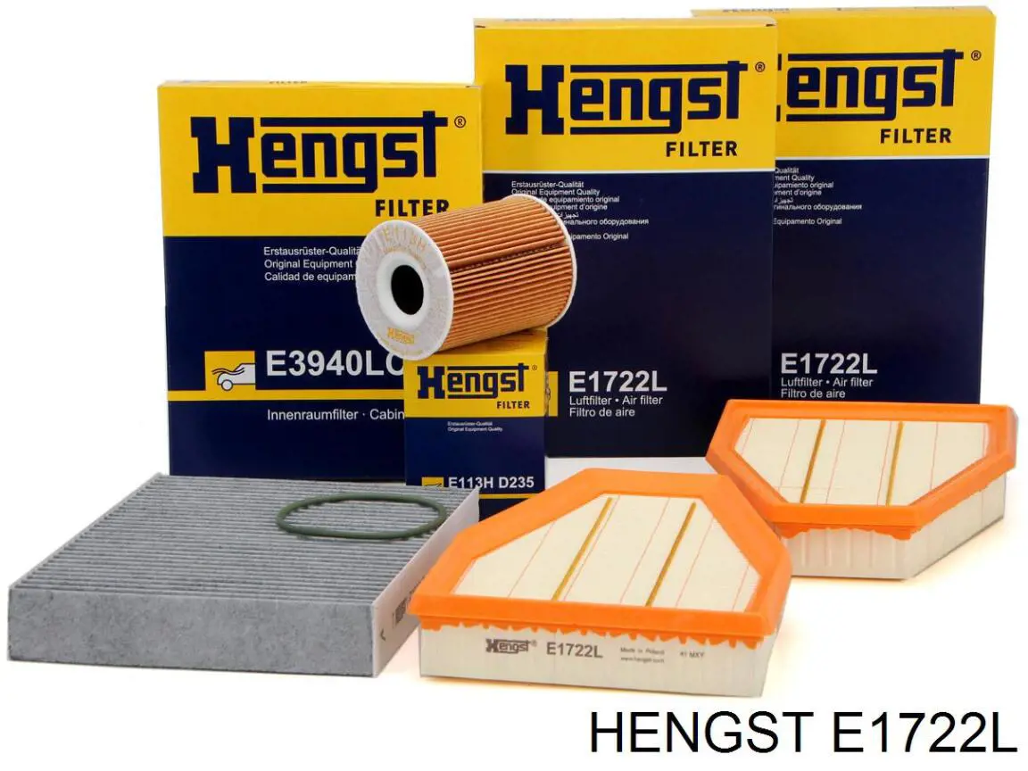 E1722L Hengst filtro de aire