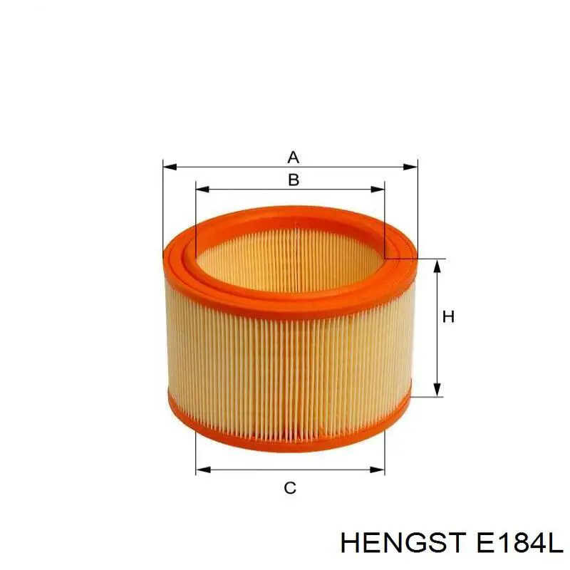 E184L Hengst filtro de aire