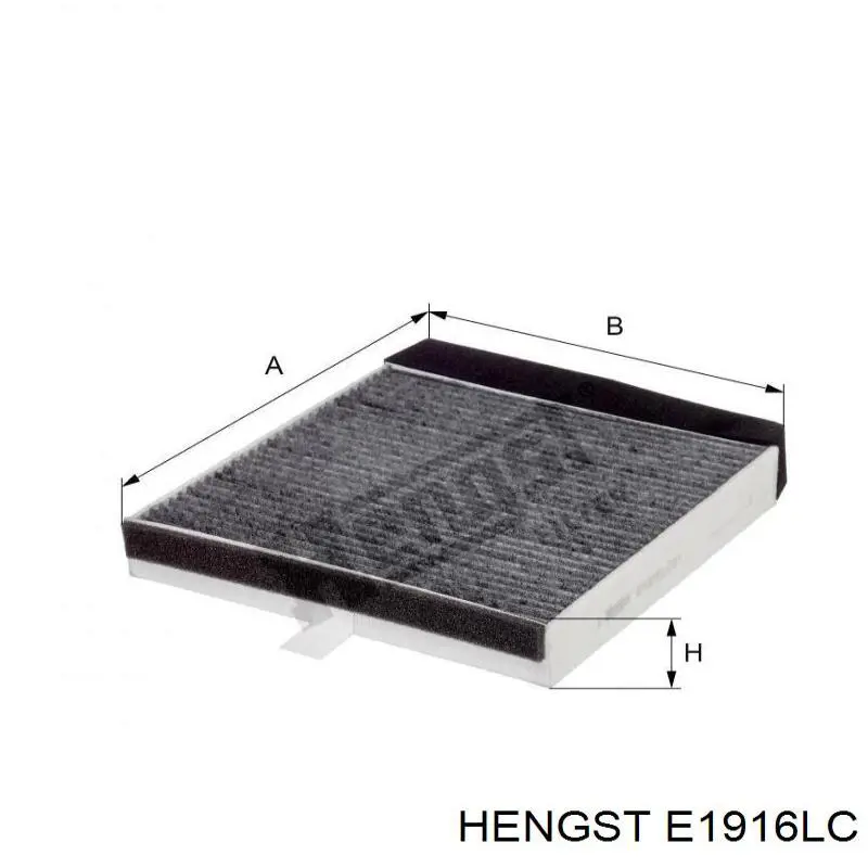 E1916LC Hengst filtro habitáculo