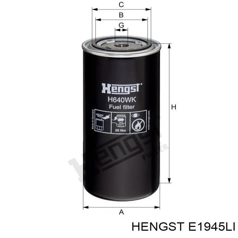 Comprar E1945LI Hengst Filtro de aire del habitáculo