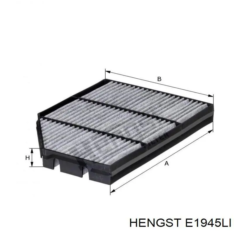 Filtro de habitáculo E1945LI Hengst
