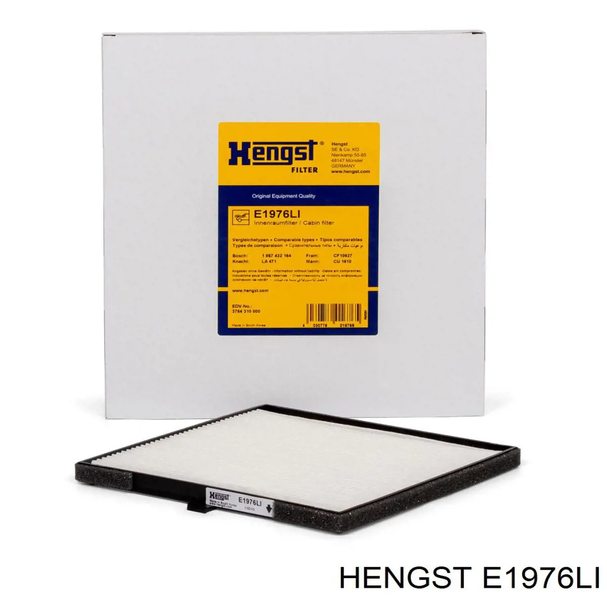 E1976LI Hengst filtro habitáculo