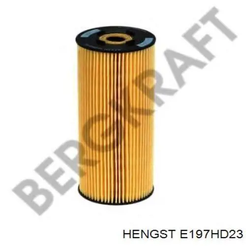 E197H D23 Hengst filtro de aceite