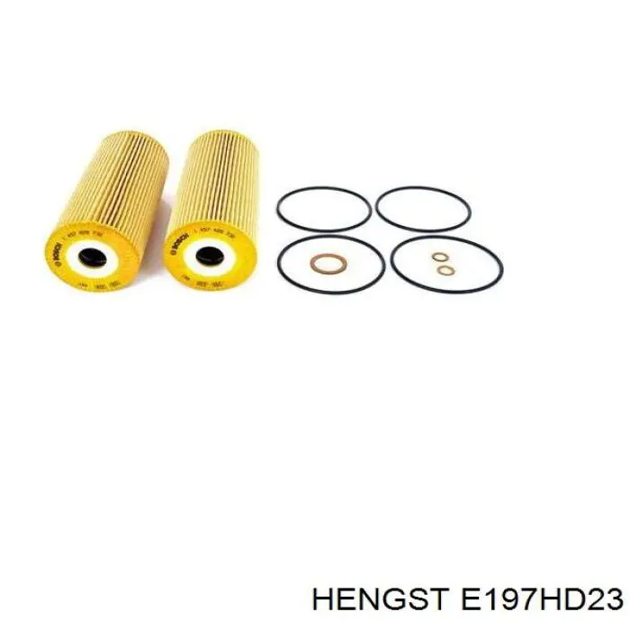 Filtro de aceite E197HD23 Hengst