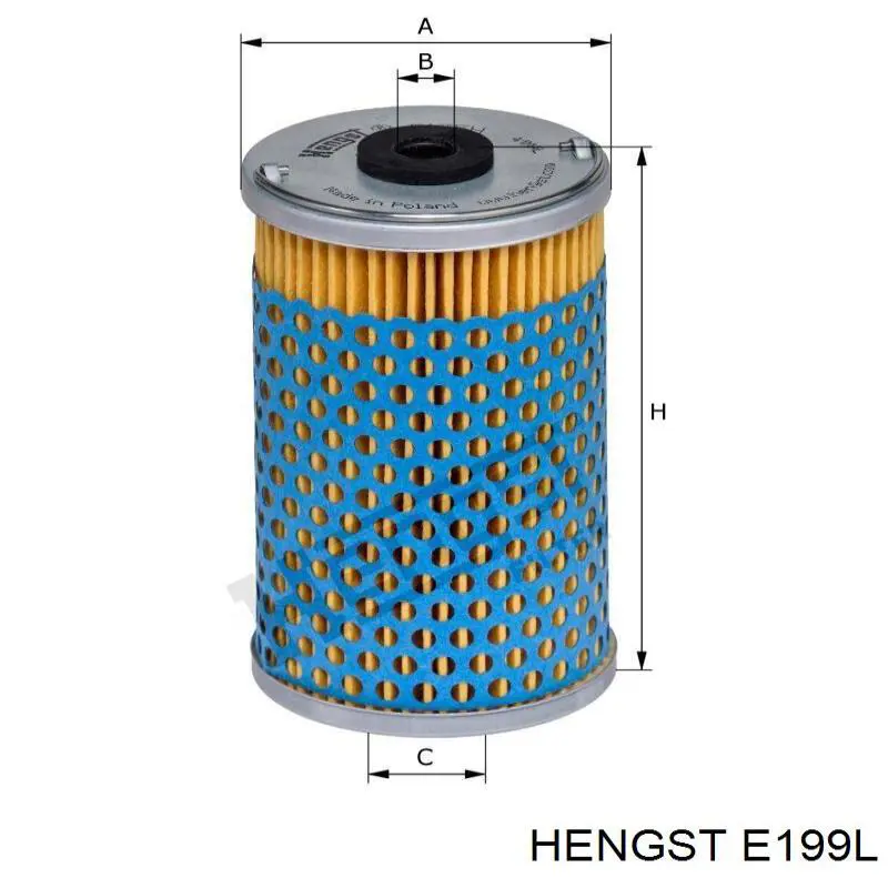 E199L Hengst filtro de aire