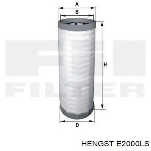 Filtro aire Hengst E2000LS