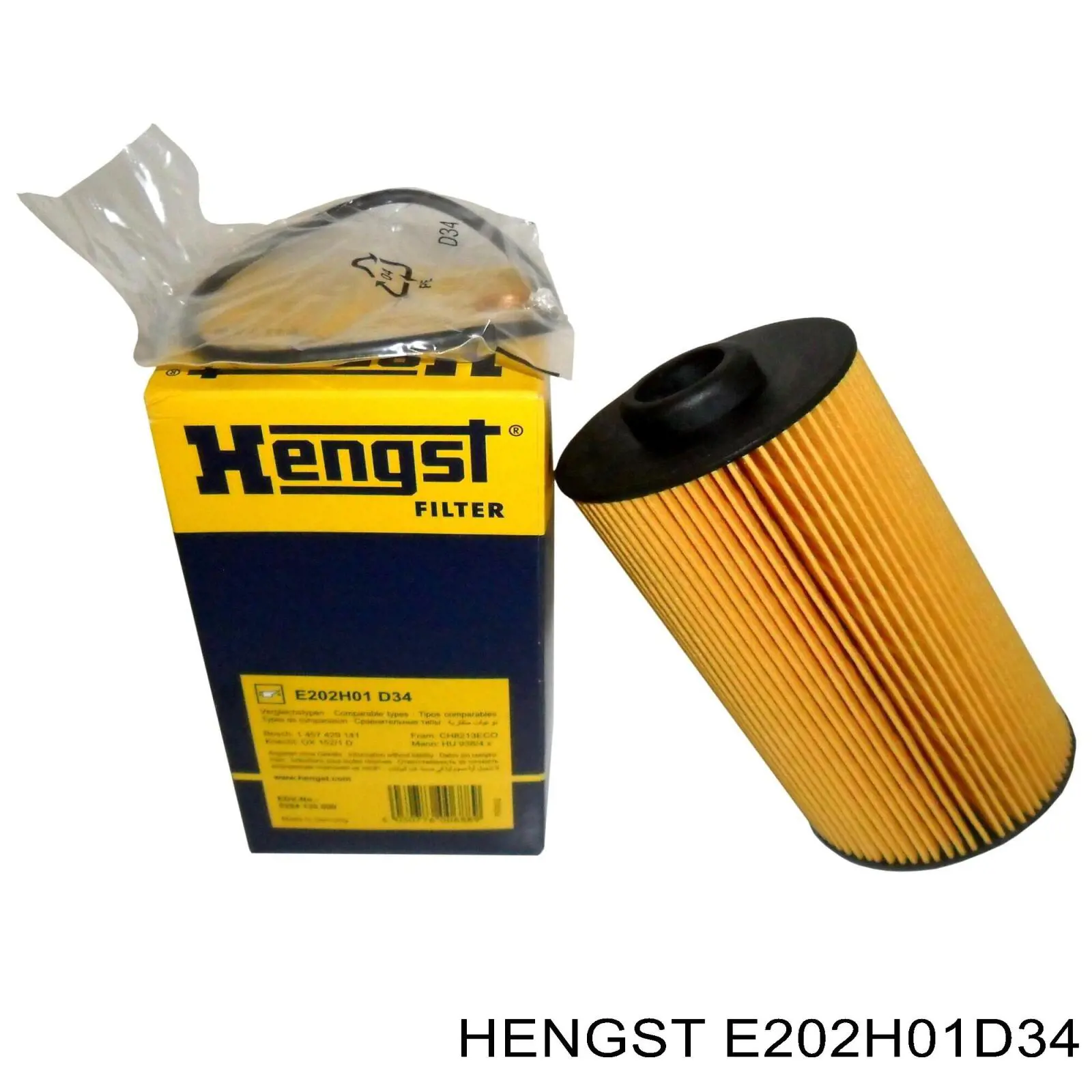 E202H01 D34 Hengst filtro de aceite