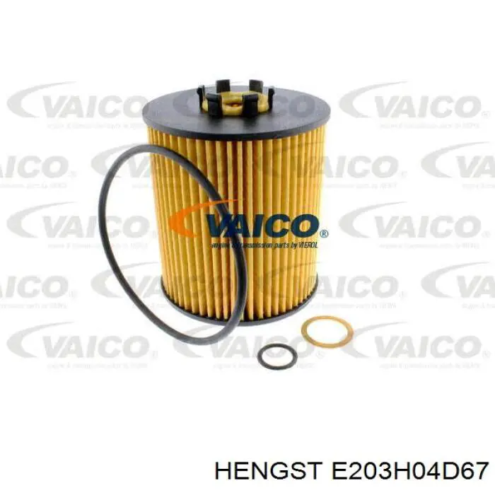 Filtro de aceite E203H04D67 Hengst