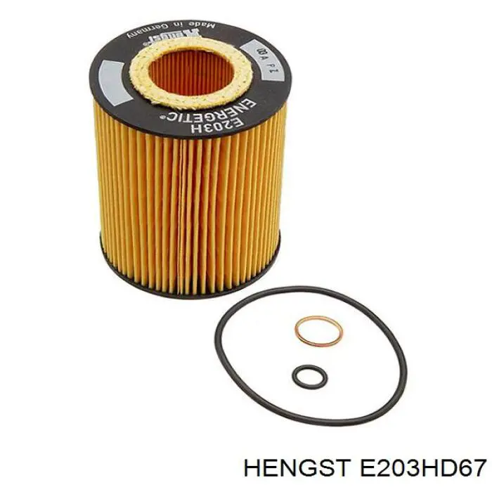 E203HD67 Hengst filtro de aceite