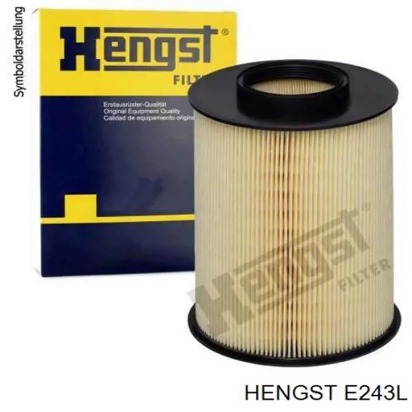 Filtro de aire E243L Hengst