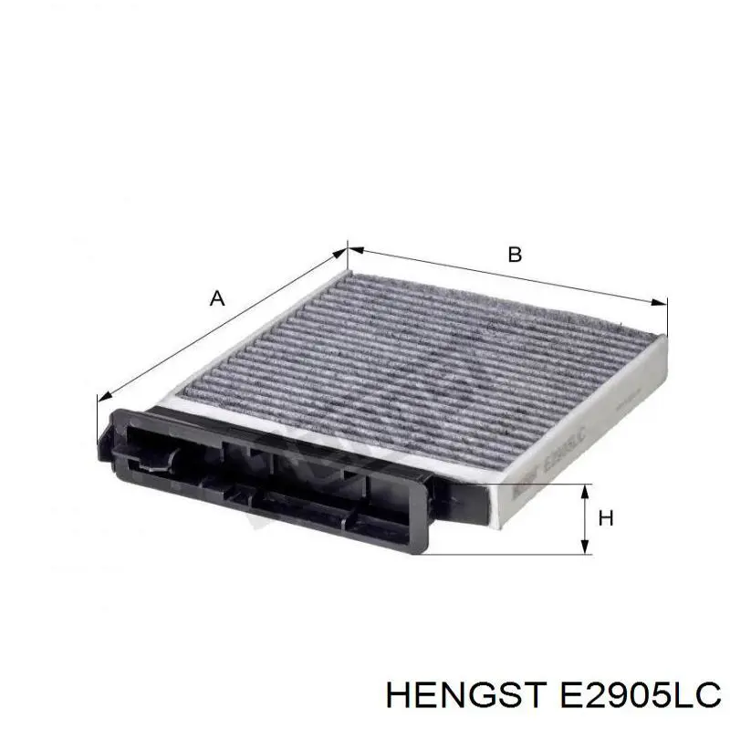 E2905LC Hengst filtro habitáculo
