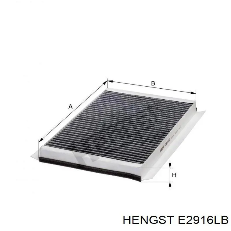 E2916LB Hengst filtro de habitáculo