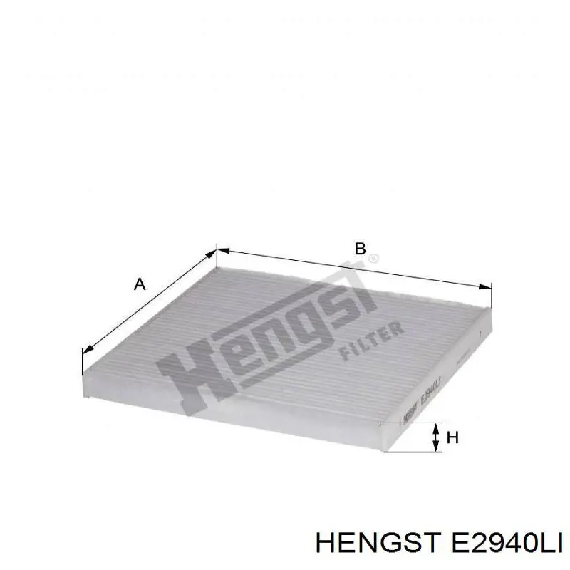 E2940LI Hengst filtro habitáculo