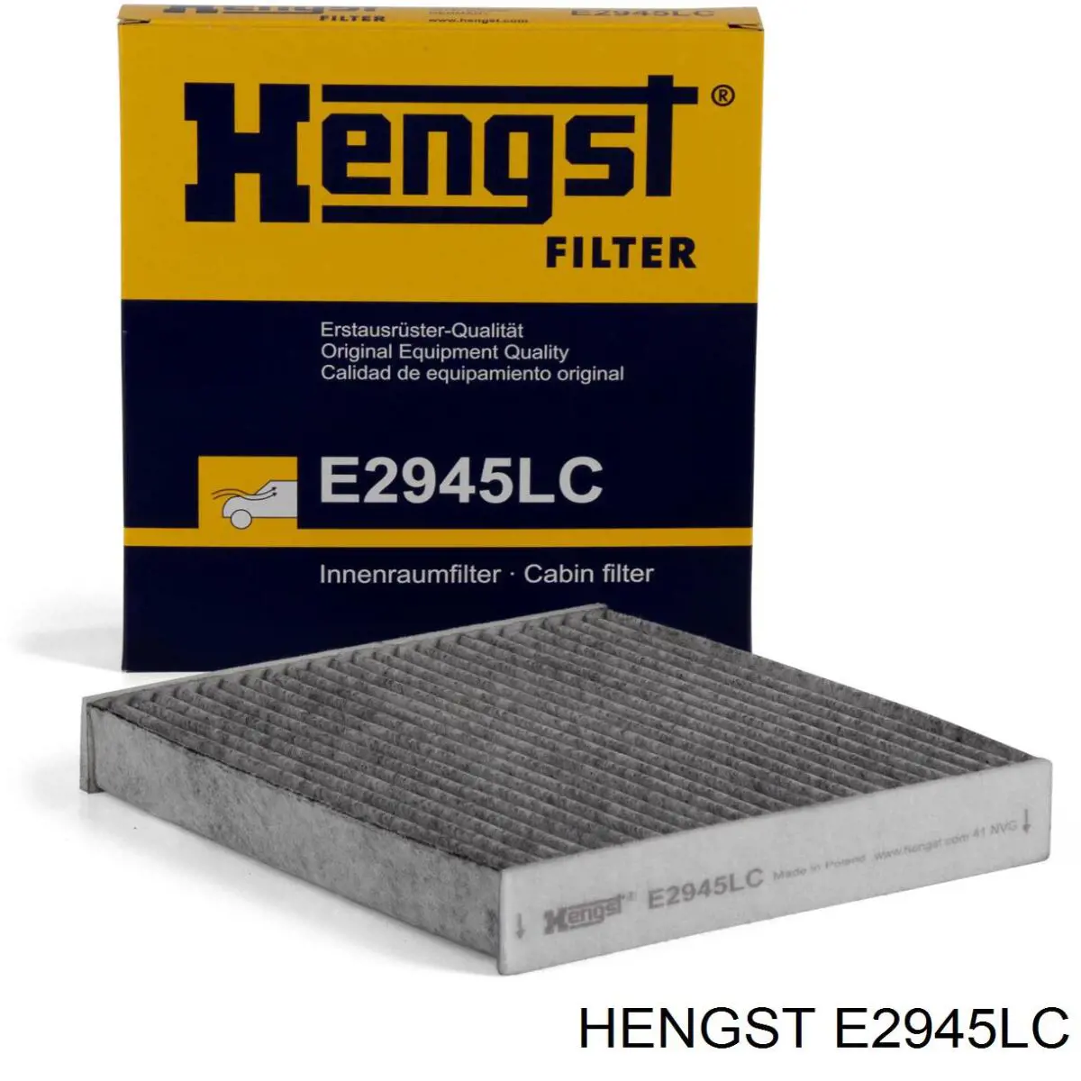 E2945LC Hengst filtro habitáculo