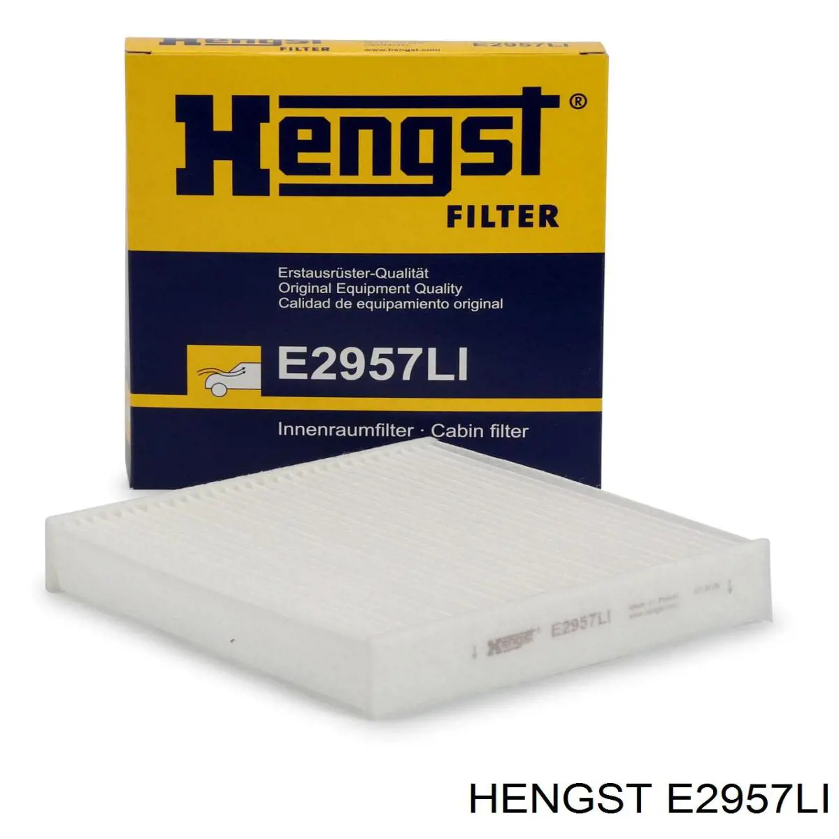 E2957LI Hengst filtro habitáculo
