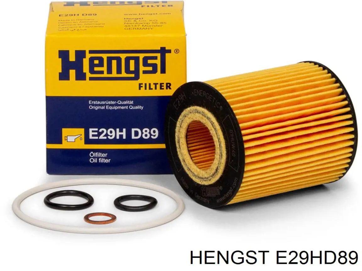 E29HD89 Hengst filtro de aceite
