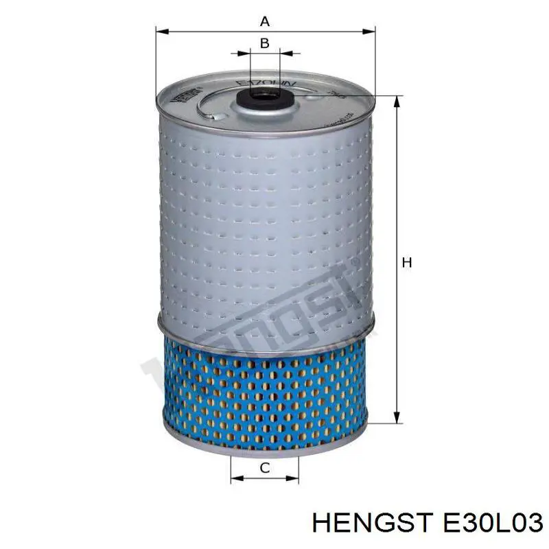 E30L03 Hengst filtro de aire