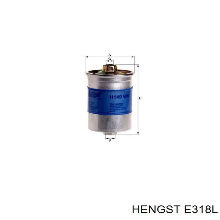 E318L Hengst filtro de aire