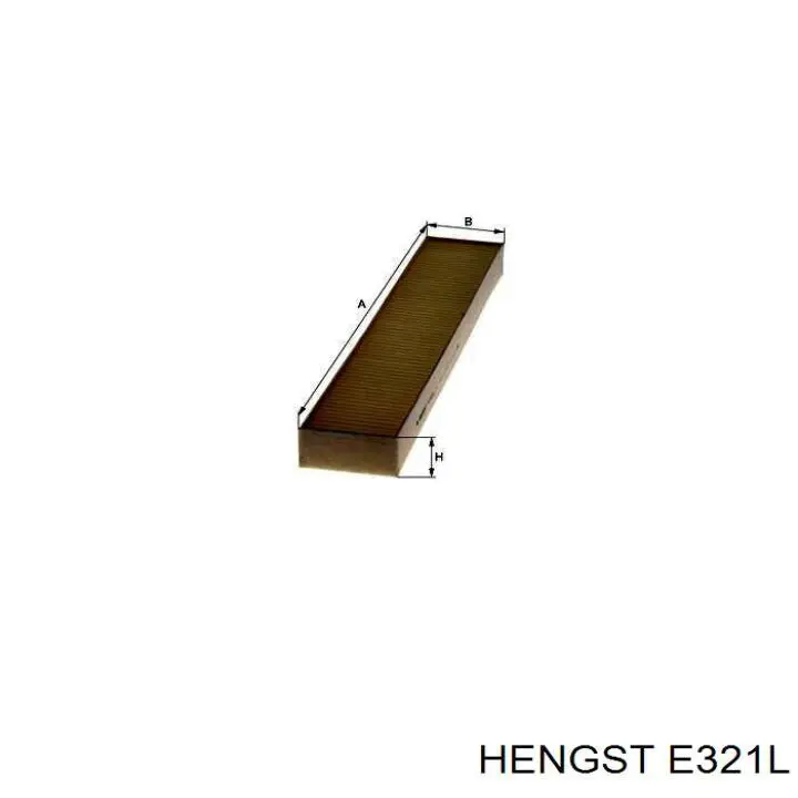 Filtro aire Hengst E321L