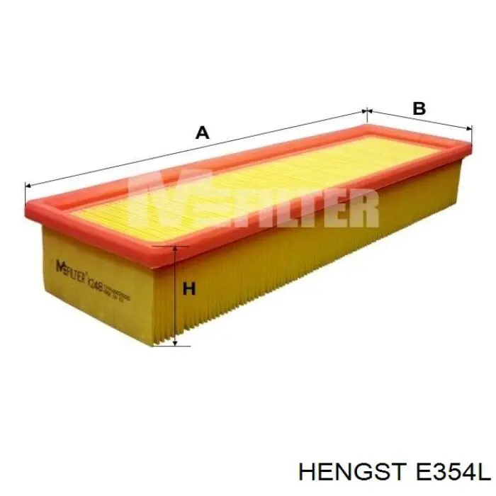 E354L Hengst filtro de aire