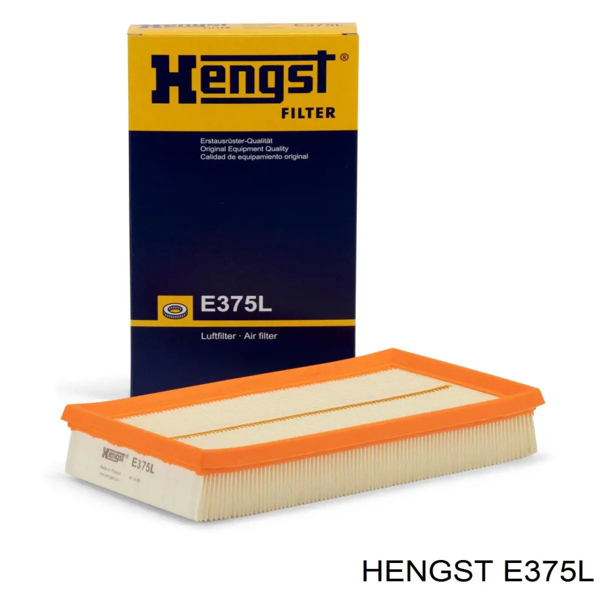 E375L Hengst filtro de aire