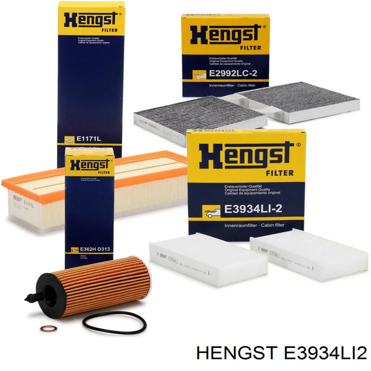 E3934LI-2 Hengst filtro de habitáculo