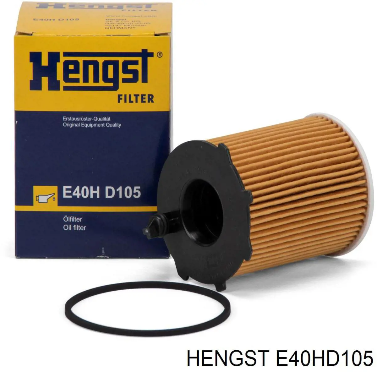 E40H D105 Hengst filtro de aceite