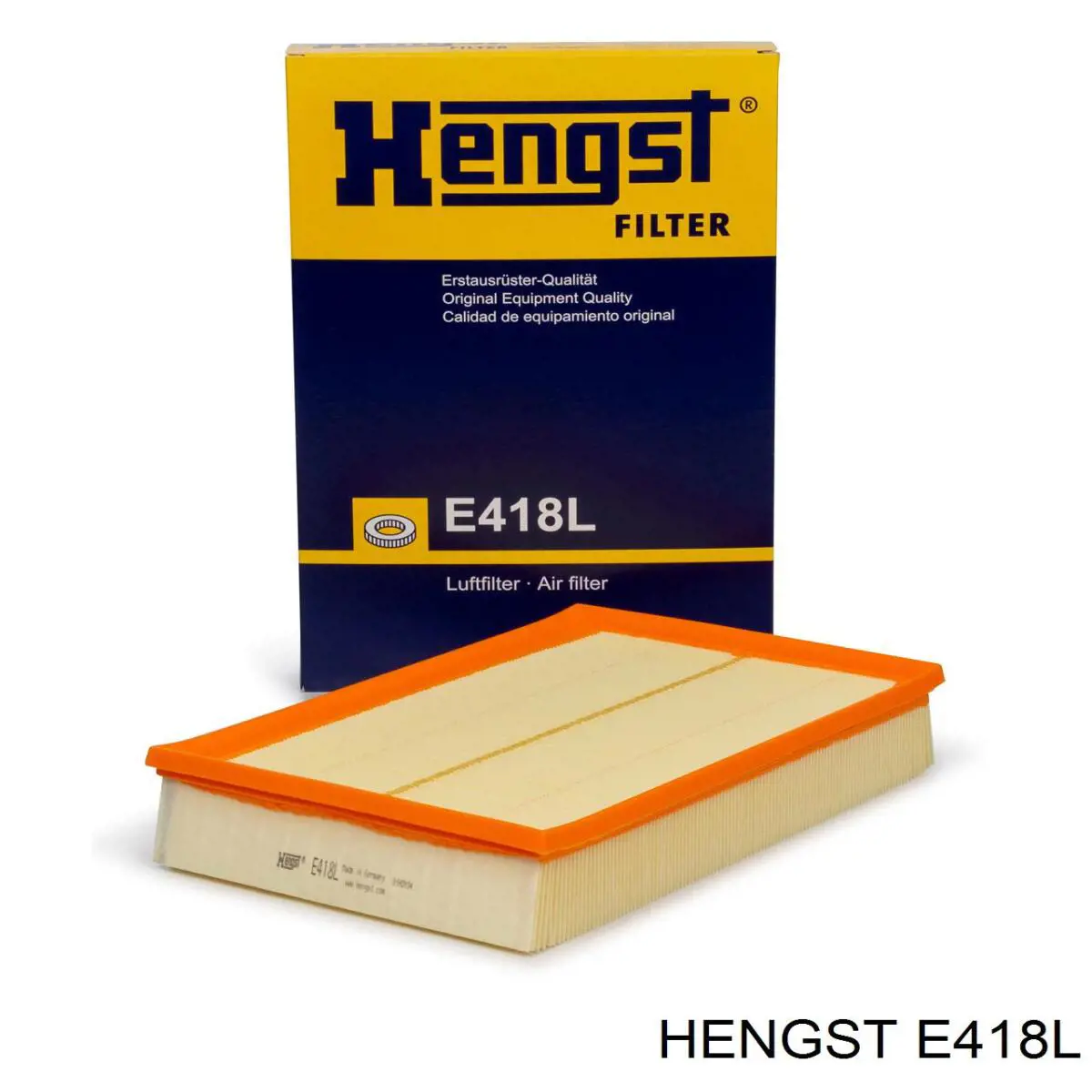 E418L Hengst filtro de aire