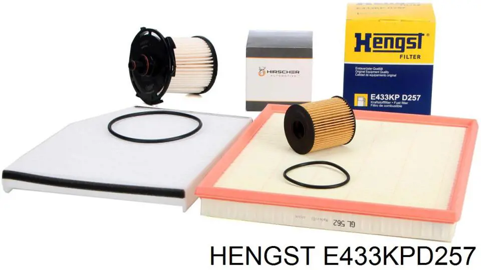 Filtro de combustible E433KPD257 Hengst