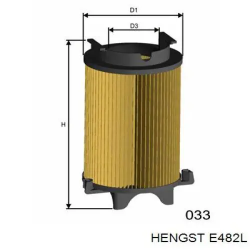 Comprar E482L Hengst Filtro de aire