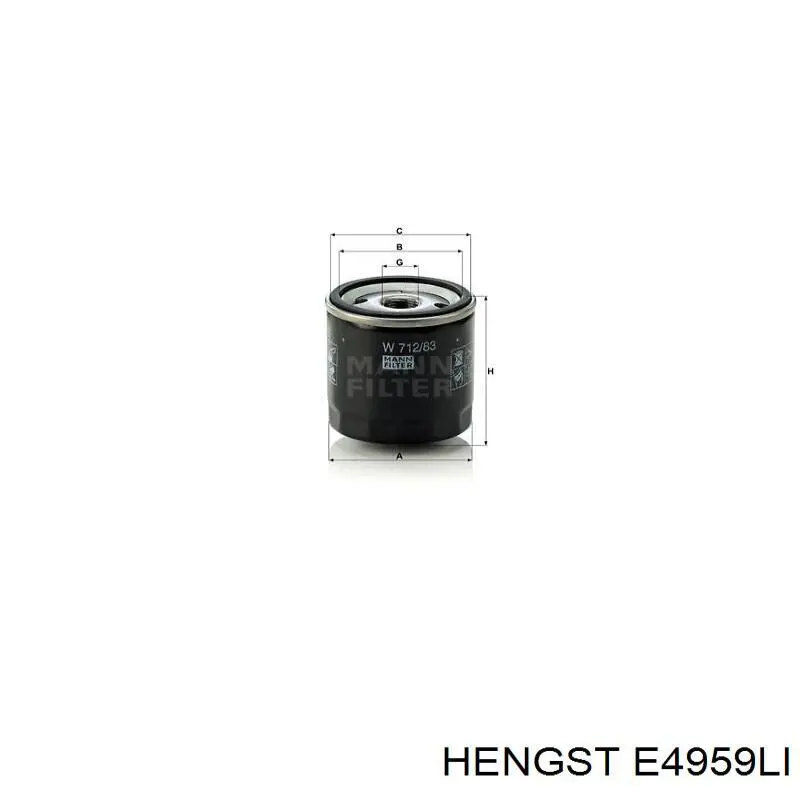 E4959LI Hengst Filtro antipolen