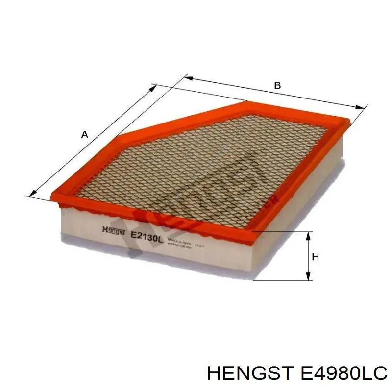 Filtro de polen Hengst E4980LC