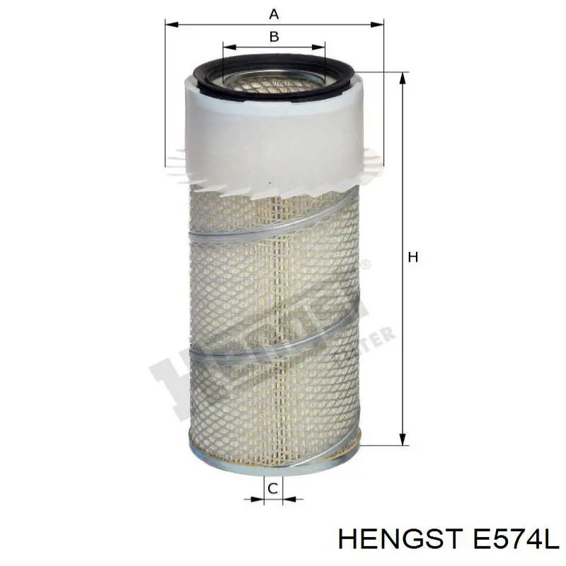 8U6669 Caterpillar filtro de aire