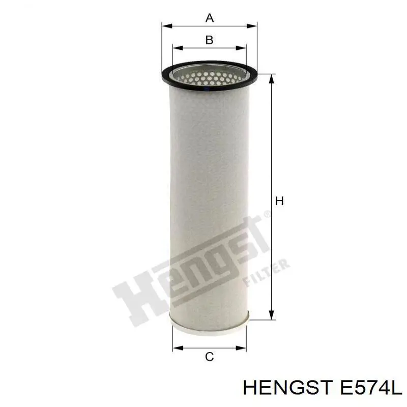Filtro de aire AF1735K Fleetguard
