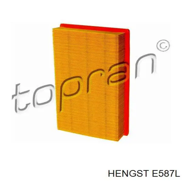Filtro de aire E587L Hengst